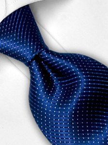 Silk tie blue dotted, article 1679, view 2