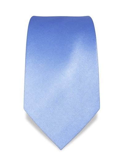 Silk tie blue solid, article 1342, view 2