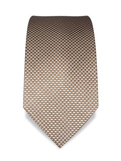 Silk tie champagne patterned, article 1316, view 2