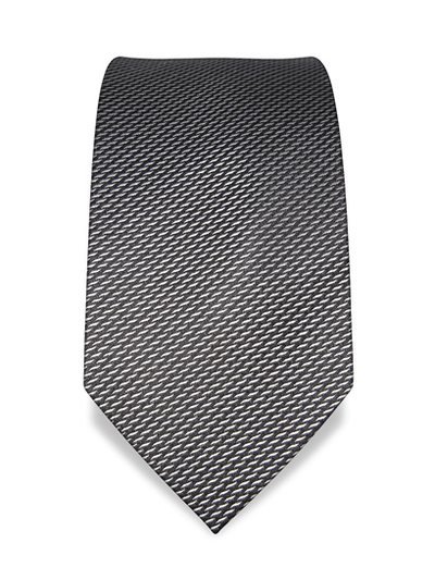 Silk tie grey patterned, article 1321, view 2
