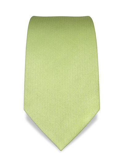 Silk tie green solid, article 1314, view 2