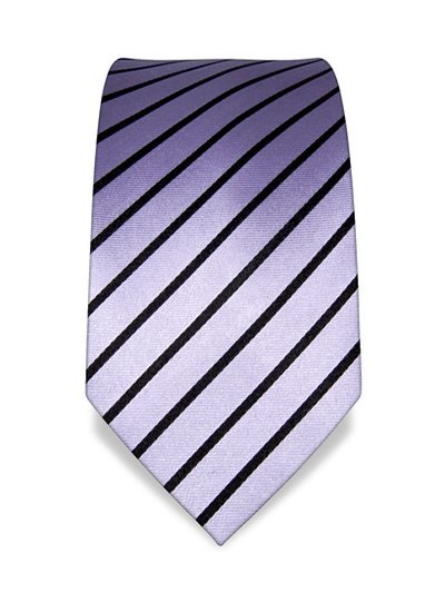 Silk tie purple striped, article 1356, view 2