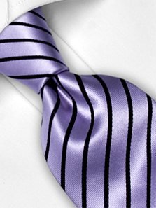Silk tie purple striped, article 1356, view 3