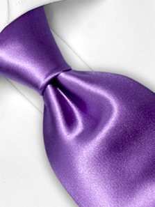 Silk tie purple solid, article 1307, view 3