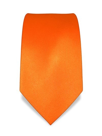 Silk tie orange solid, article 1349, view 2