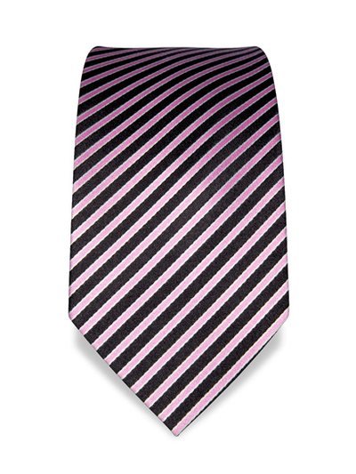Silk tie pink striped, article 1326, view 2