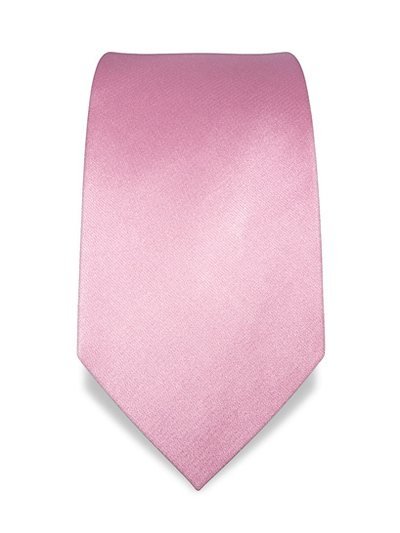 Silk tie pink solid, article 1311, view 2