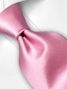 Silk tie pink solid, article 1311, view 3