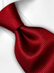 Silk tie red checked, article 1371, view 3