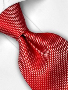 Silk tie red patterned, article 1363, view 3