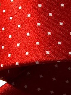 Silk tie red dotted, article 849, view 4