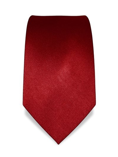 Silk tie red solid, article 1341, view 2