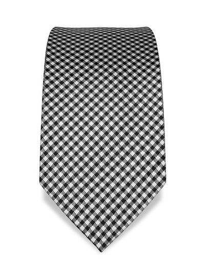 Silk tie black checked, article 1408, view 2