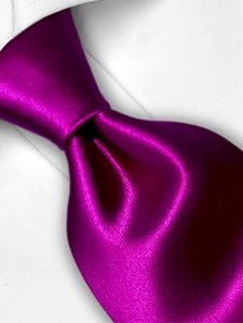 Seidenkrawatte violett einfarbig, Artikel 1346, Ansicht 3