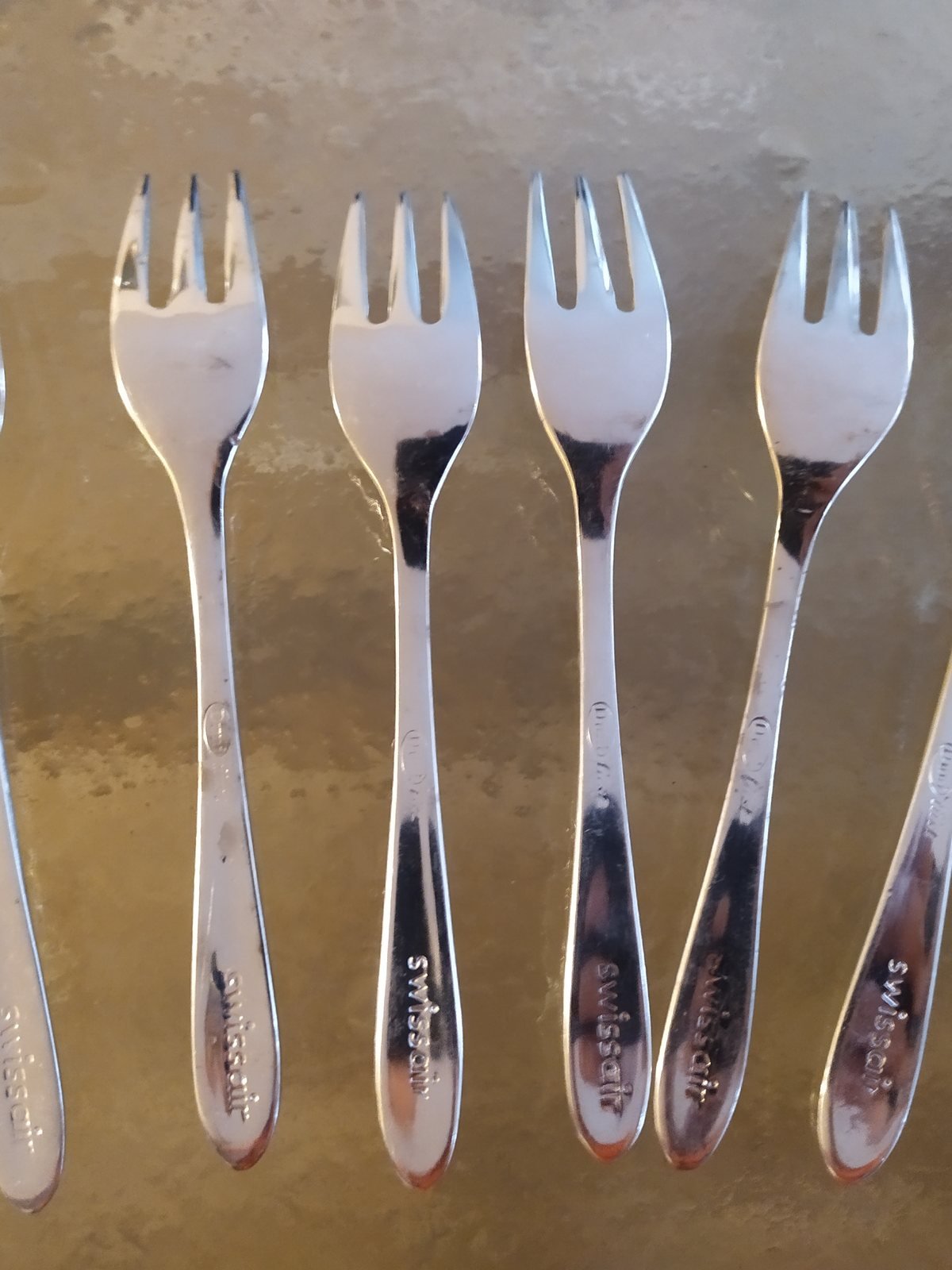 SWISSAIR® FirstClass Silber-Dessertbestecke, 12-teilig – Nr. SR101