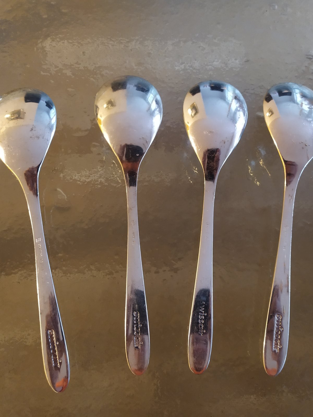 SWISSAIR® FirstClass Silber-Dessertlöffel, 12-teilig – Nr. SR104