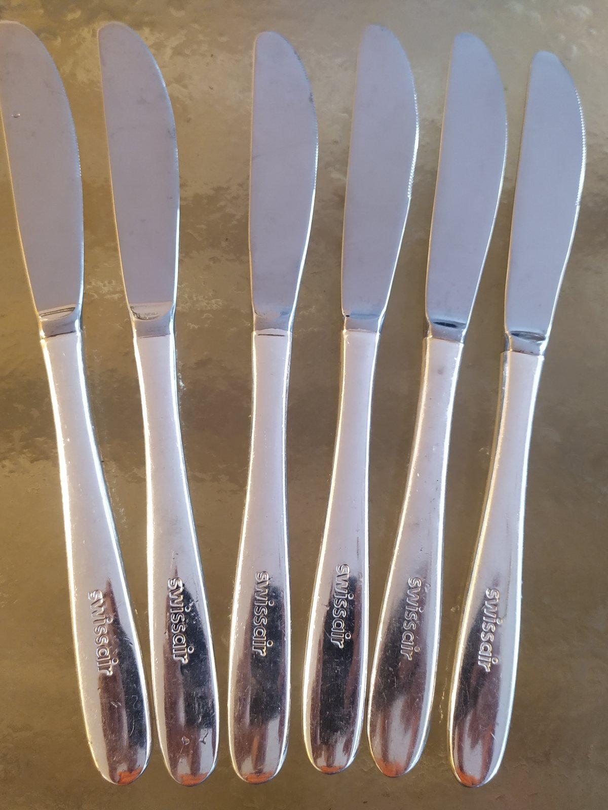 SWISSAIR® FirstClass Silbermesser Hauptgang, 12-teilig – Nr. SR105