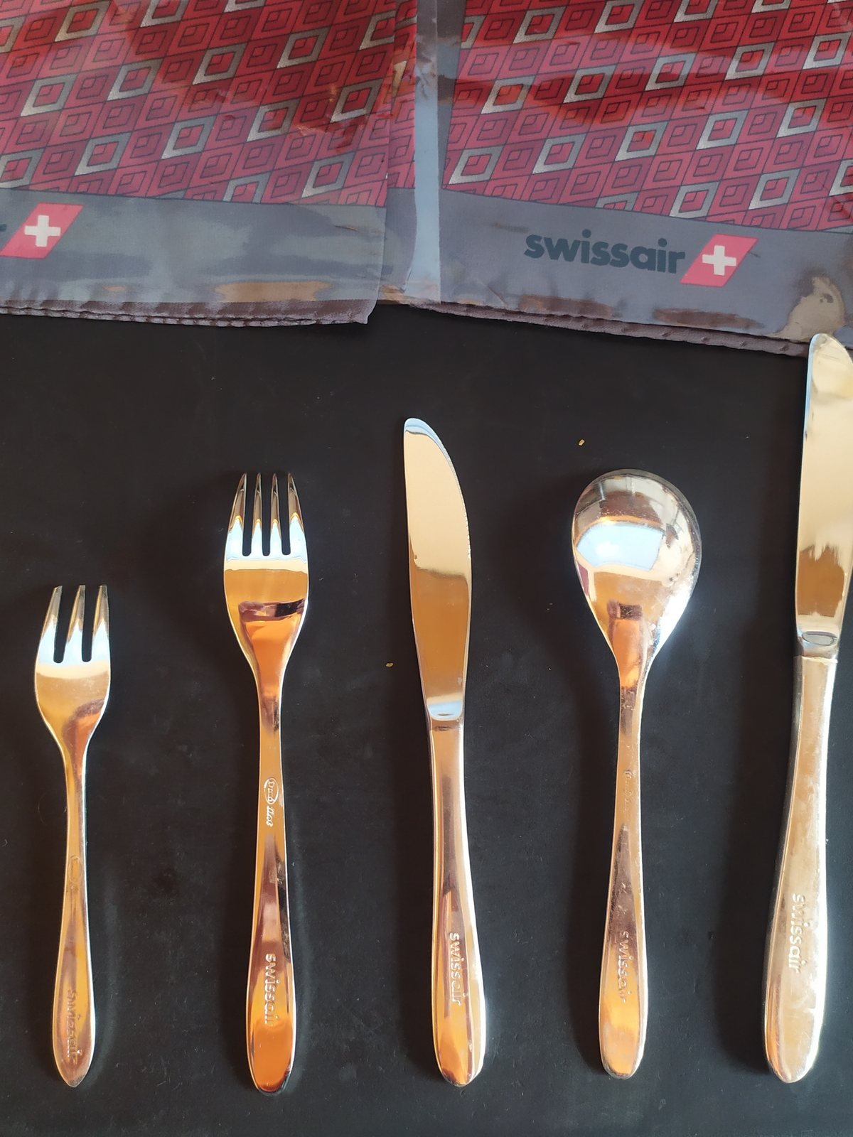 SWISSAIR® FirstClass Silbermesser Hauptgang, 12-teilig – Nr. SR105